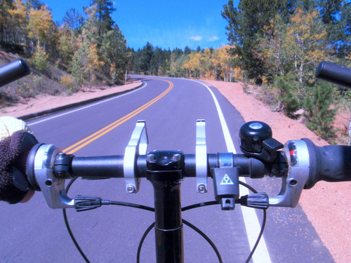 View from the cockpit.